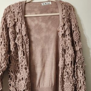 Women's Knit Cardigan - Pink
